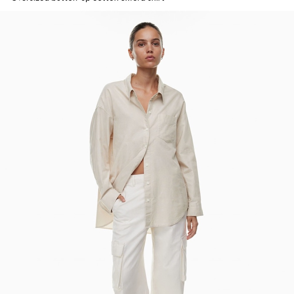 Wilfred Oversized Free Beige Textured Top